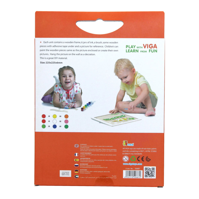 Товари для малювання - Набір для творчості Viga Toys Власними руками Рибка (50687)#4