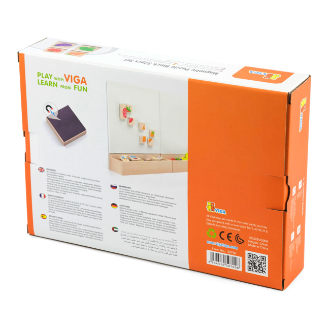 Пазлы - Магнитный пазл Viga Toys Фрукты 32 элемента (50700)#3