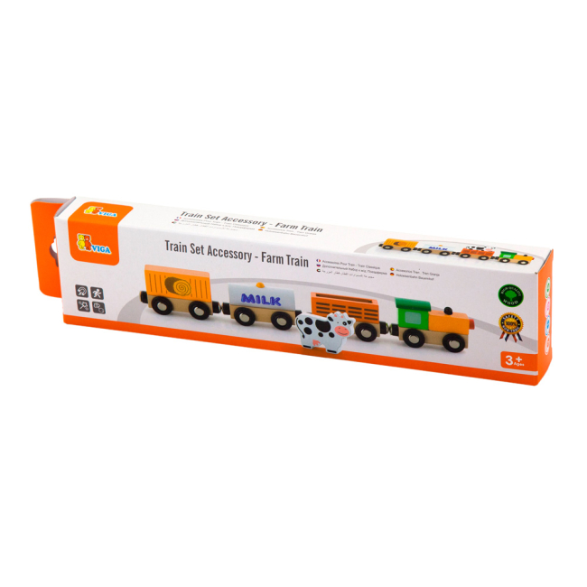 Железные дороги и поезда - Дополнительный набор к железной дороге Viga Toys Поезд-ферма (50821)#2