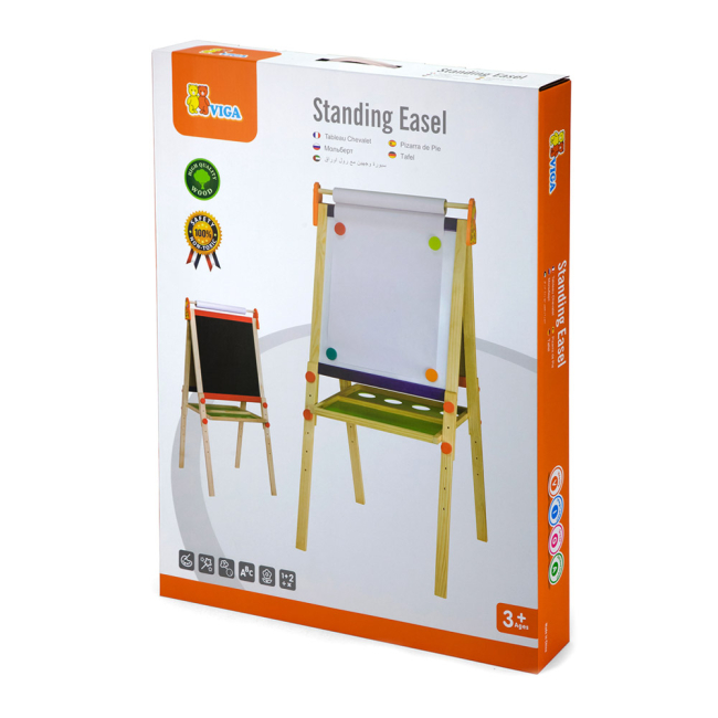 Дитячі меблі - Мольберт двосторонній магнітний Viga Toys (50952)#2