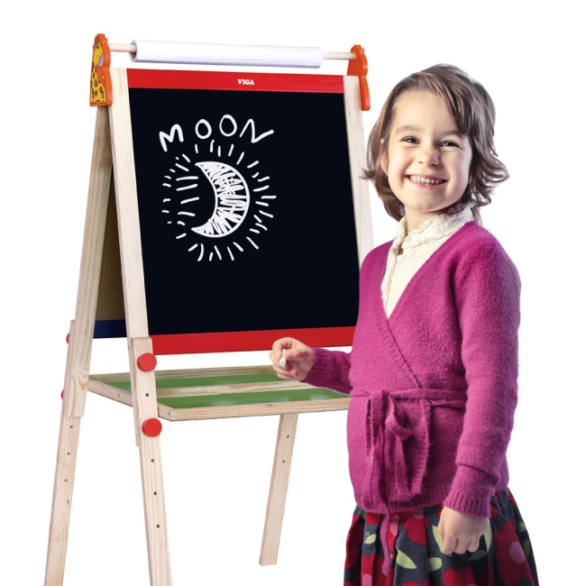 Дитячі меблі - Мольберт двосторонній магнітний Viga Toys (50952)#3