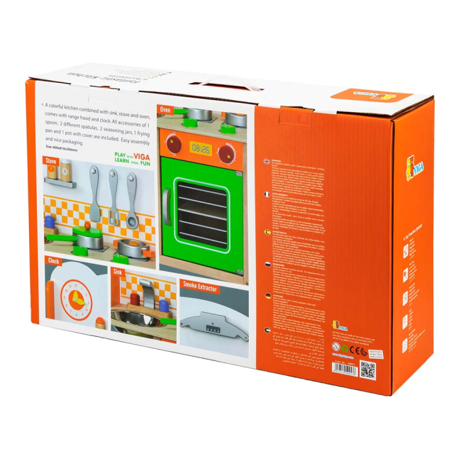 Детские кухни и бытовая техника - Игровой набор Viga Toys Фантастическая кухня  (50957)#3