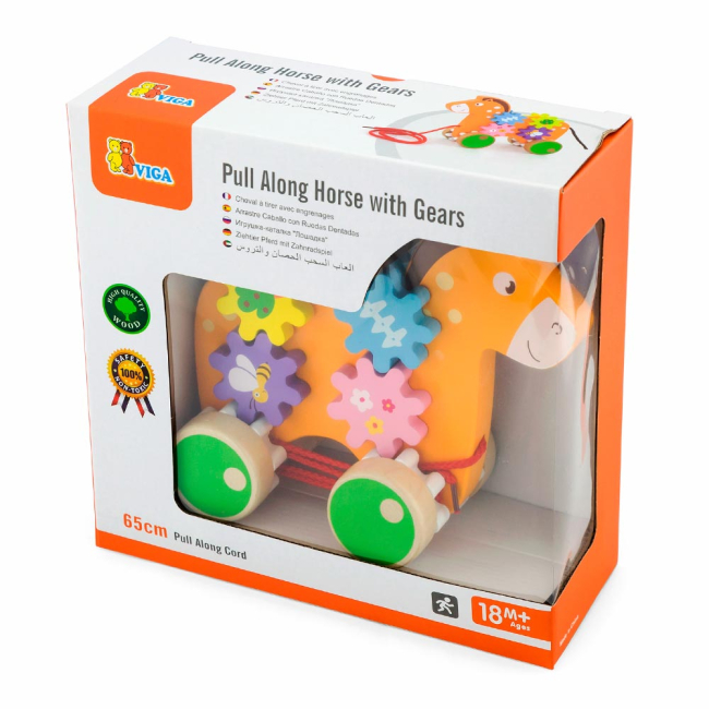 Розвивальні іграшки - Іграшка-каталка Viga Toys Коник (50976)#2