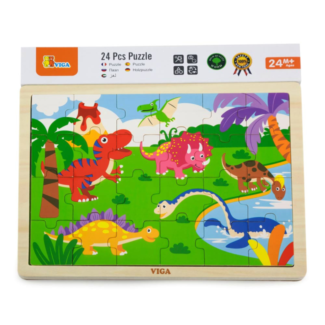 Пазлы - Пазл Viga Toys Динозавр (51460)#2