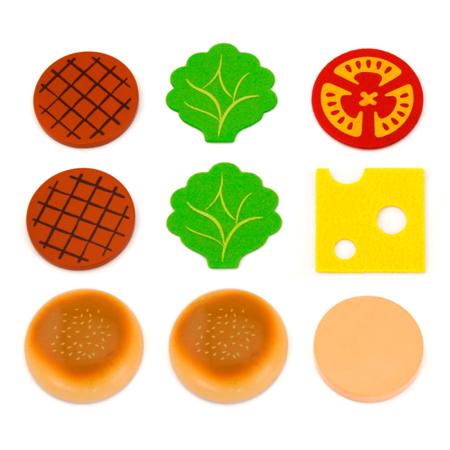 Детские кухни и бытовая техника - Игровой набор Viga Toys Гамбургер и кола (51602)#4