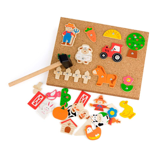 Фігурки тварин - Набір для творчості Viga Toys Ферма (51606)#2