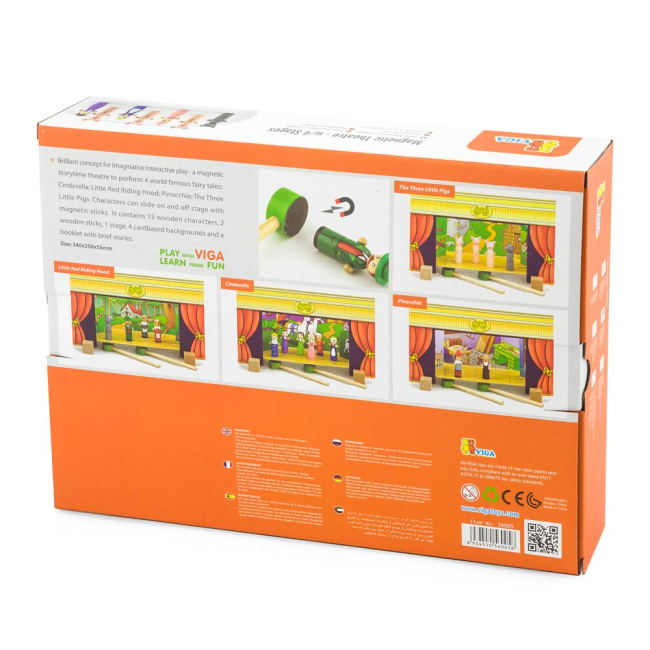 Фігурки чоловічків - Ігровий набір Viga Toys Театр (56005)#2