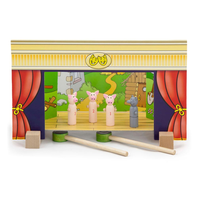 Фігурки чоловічків - Ігровий набір Viga Toys Театр (56005)#4