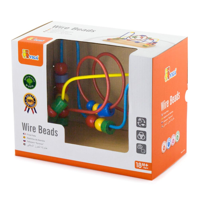 Развивающие игрушки - Лабиринт Viga Toys Бусинки (56256)#2