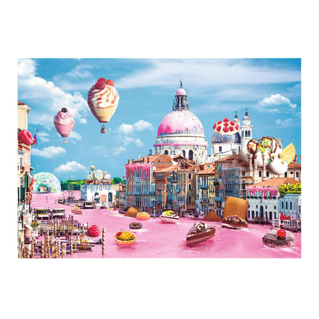 Пазли - Пазли Trefl Funny Cities Солодощі в Венеції 1000 елементів (10598)#2