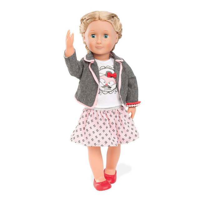 Одяг та аксесуари - Набір одягу для ляльок Our Generation Куртка зі спідницею (BD30117Z)#3