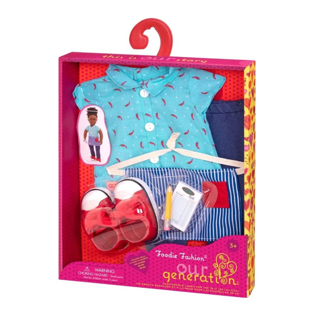 Одяг та аксесуари - Набір одягу для ляльок Our Generation Продавець (BD30375Z)#2