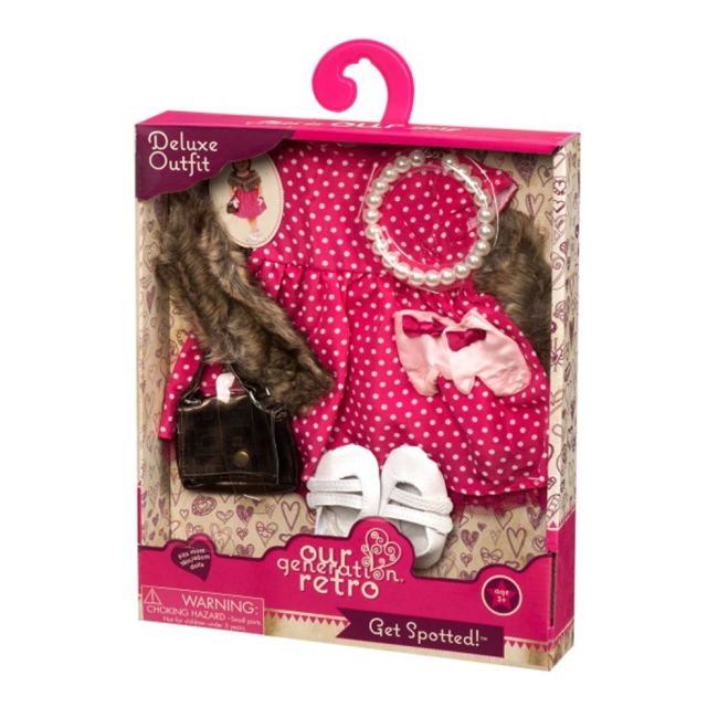Одежда и аксессуары - Набор одежды для кукол Our Generation Deluxe Ретро Шик (BD60009Z)#2