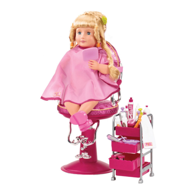 Одяг та аксесуари - Набір Our Generation Аксесуари для перукарні (BD37034Z)#4