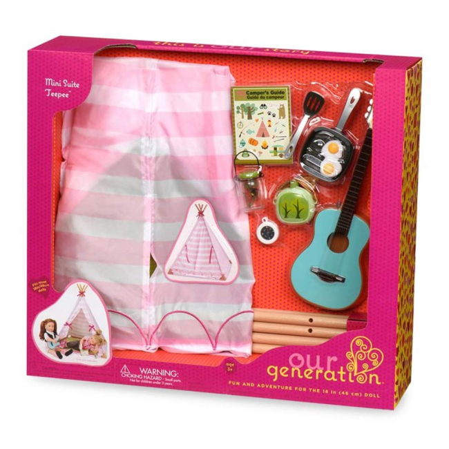 Одежда и аксессуары - Набор аксессуаров Our Generation Мини-палатка (BD37209Z)#2
