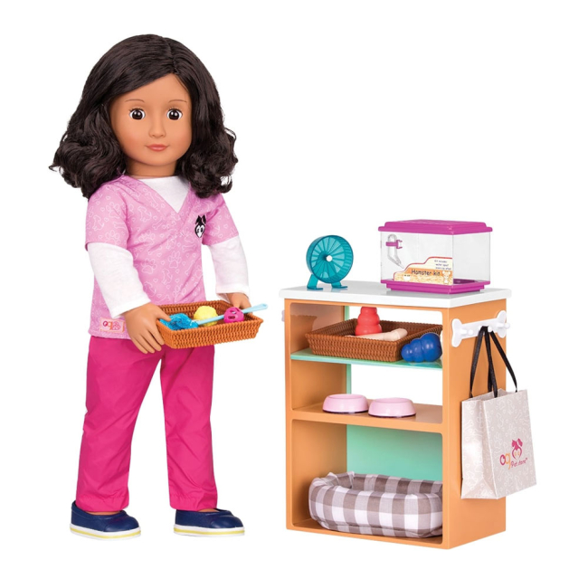 Одяг та аксесуари - Набір аксесуарів Our Generation Deluxe Зоомагазин (BD37433Z)#2