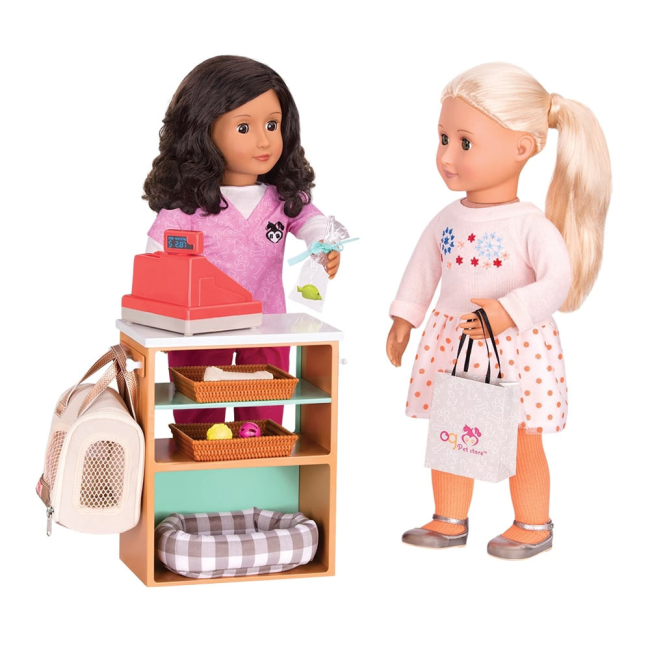 Одяг та аксесуари - Набір аксесуарів Our Generation Deluxe Зоомагазин (BD37433Z)#3