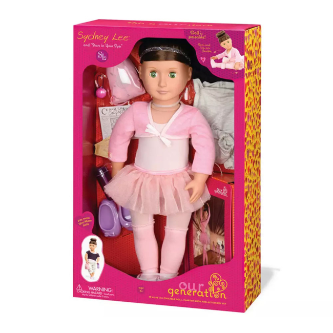 Куклы - Кукла Our Generation Deluxe Сидней Ли с книгой (BD31099ATZ)#2