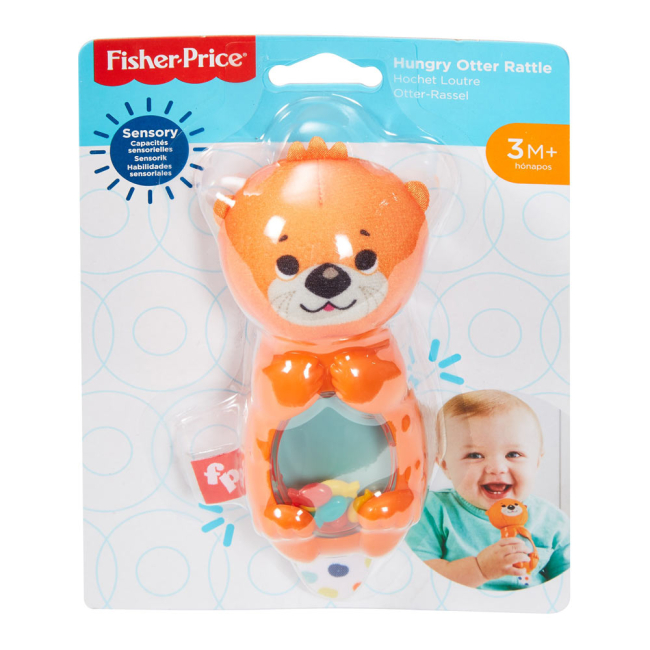 Погремушки, прорезыватели - Брязкальце Милий друг Fisher-Price Выдренок (GHL23/FXC21)#4