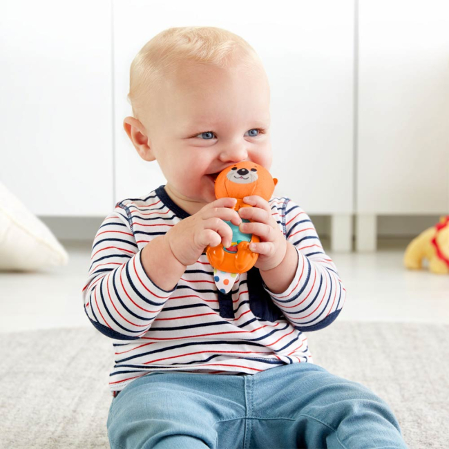 Погремушки, прорезыватели - Брязкальце Милий друг Fisher-Price Выдренок (GHL23/FXC21)#5