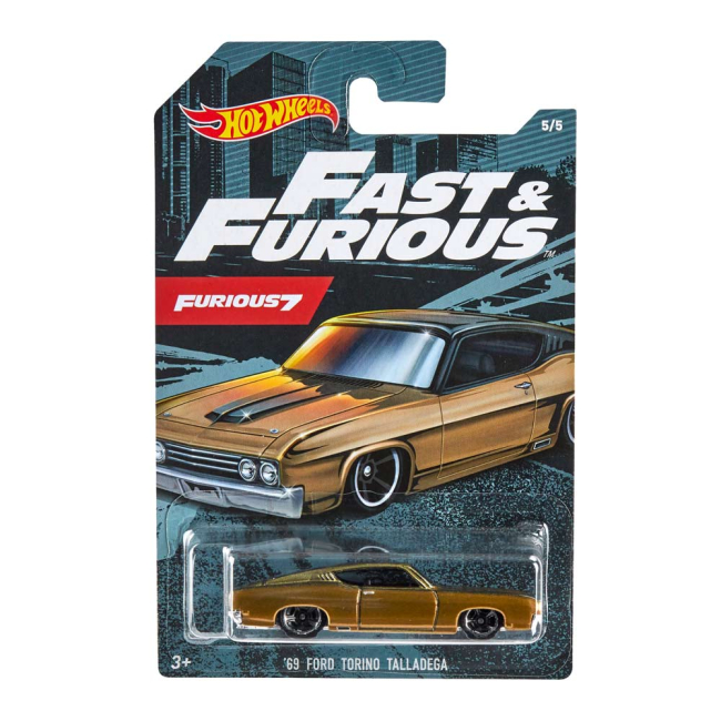 Автотреки - Машинка Hot Wheels 69 Ford Torino Talladega (GDG44/GJV61)#2