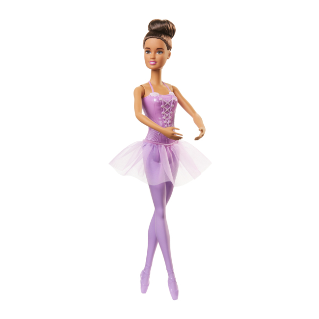 Ляльки - Лялька Barbie Балерина шатенка в бузковій пачці (GJL58/GJL60)#3