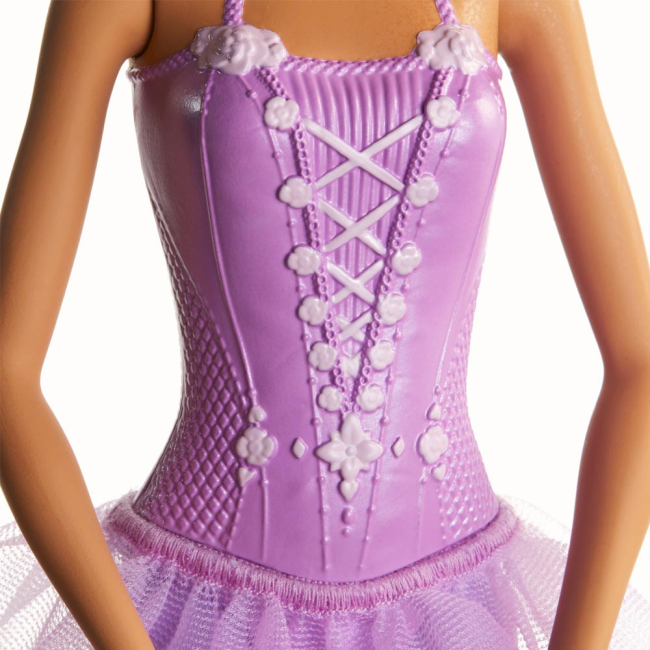 Ляльки - Лялька Barbie Балерина шатенка в бузковій пачці (GJL58/GJL60)#5