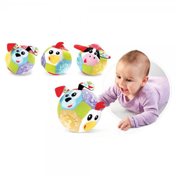 Развивающие игрушки - Развивающая игрушка Yookidoo Музыкальный мяч Друзья (40146)#3