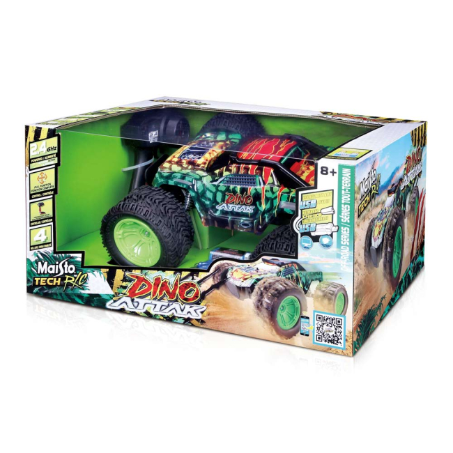 Радиоуправляемые модели - Машинка игрушечная Maisto Tech на радиоуправлении Off-Road Attak (81462 orange)#2