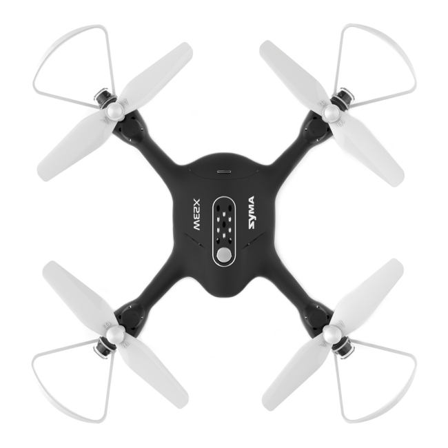 Радиоуправляемые модели - Игрушечный квадрокоптер Syma X23W с камерой черный (X23W/X23W-1)#4