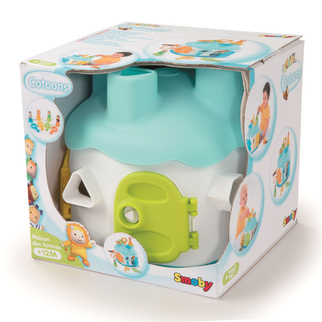 Развивающие игрушки - Развивающая игрушка Smoby Cotoons Домик голубой (211404/211404-2)#3