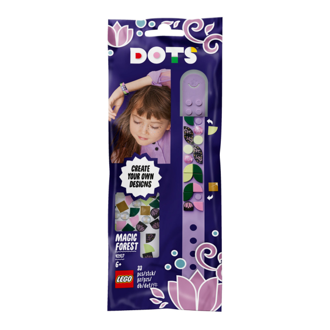 Наборы для творчества - Браслет LEGO DOTs Волшебный лес (41917)#4
