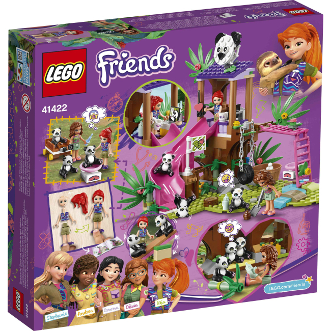 Конструктори LEGO - Конструктор LEGO Friends Будиночок панди на дереві в джунглях (41422)#7