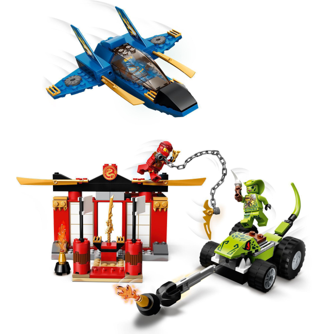 Конструкторы LEGO - Конструктор LEGO NINJAGO Бой на штормовом истребителе  (71703)#5