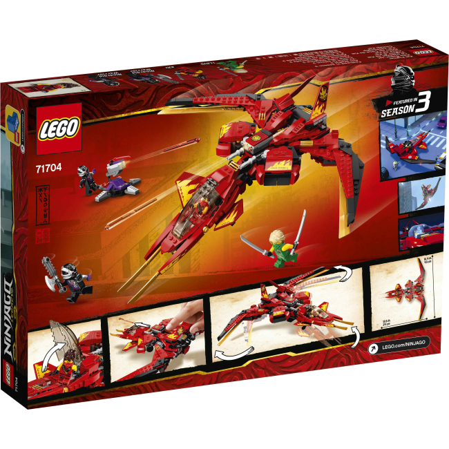 Конструкторы LEGO - Конструктор LEGO NINJAGO Истребитель Кая (71704)#5