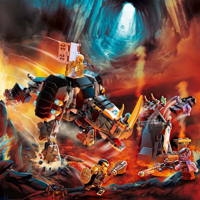 Конструкторы LEGO - Конструктор LEGO NINJAGO Бронированный носорог Зейна (71719)#6