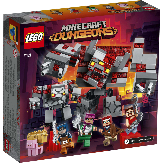 Конструктори LEGO - Конструктор LEGO Minecraft Бій за червонокамінь (21163)#5