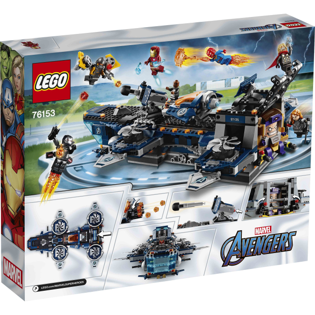 Конструкторы LEGO - Конструктор LEGO Super Heroes Marvel Avengers Геликарриер (76153)#4