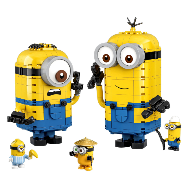 Конструктори LEGO - Конструктор LEGO Minions Складені з кубиків міньйони та їхнє лігво (75551)#2