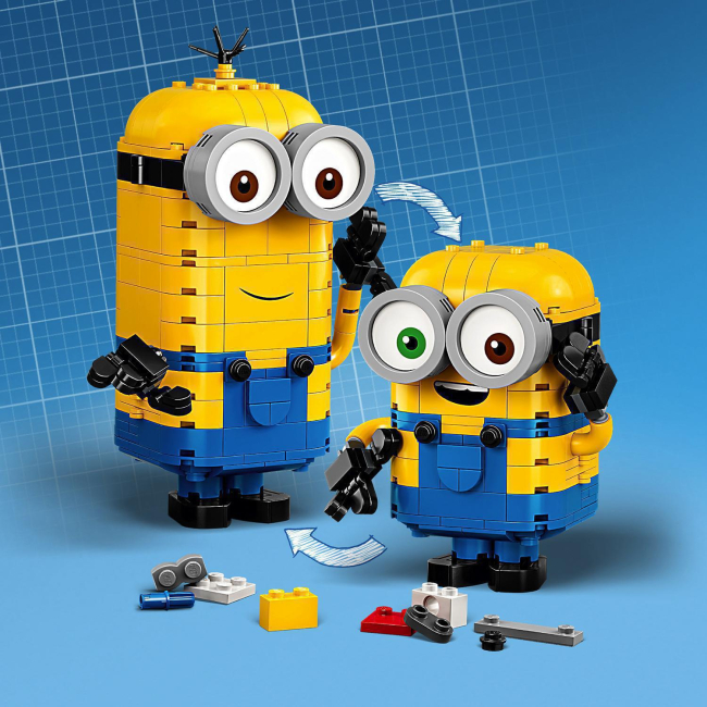 Конструктори LEGO - Конструктор LEGO Minions Складені з кубиків міньйони та їхнє лігво (75551)#7
