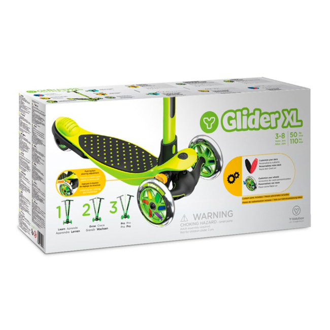 Самокати - Самокат YVolution Yglider XL зелений (N101132)#5