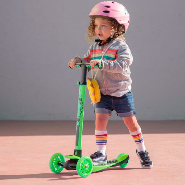 Самокати - Самокат YVolution Yglider XL зелений (N101132)#6