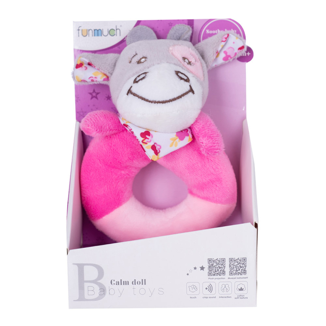 Погремушки, прорезыватели - Погремушка Funmuch Коровка (FM555-6H)#2