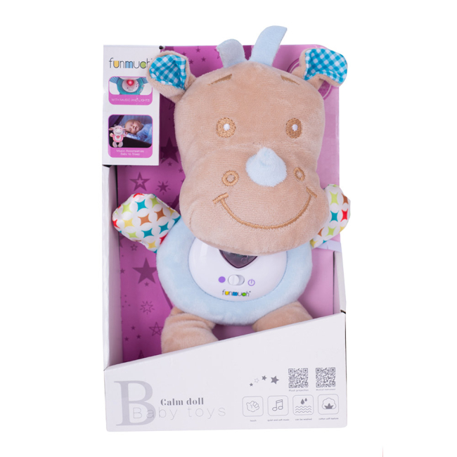 Нічники, проектори - Нічник Funmuch Носоріг із музичними та світловими ефектами (FM888-3)#3