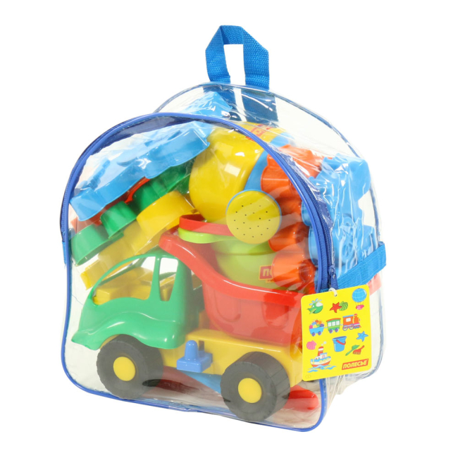 Наборы для песочницы - Набор для песочницы Polesie Муравей номер 352 в рюкзаке с синим кантом (4740-1)#2