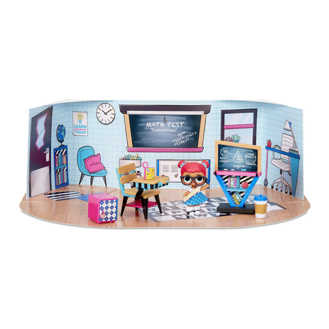 Куклы - Набор-сюрприз LOL Surprise Furniture S2 Класс Умницы (570028)#4