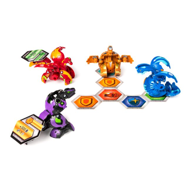 Фигурки персонажей - Набор Bakugan Armored alliance Трокс и Пегатрикс ультра с оружием (SM64444-2)#2