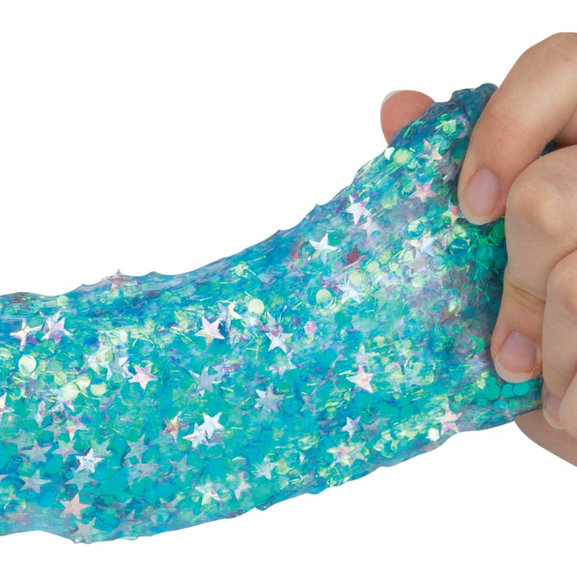 Антистрес іграшки - Слайм ORB Slimy xtreme glitterz Мега блискітки блакитний (ORB40668-2)#2