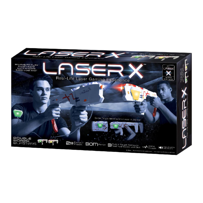 Лазерна зброя - Ігровий набір для лазерних боїв Laser X Pro 2.0 для двох гравців (88042)#2