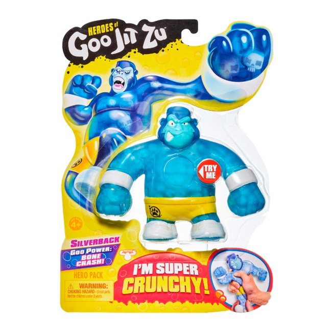 Антистрес іграшки - Стретч-антистрес Goo Jit Zu Сілвербек (121488)#2